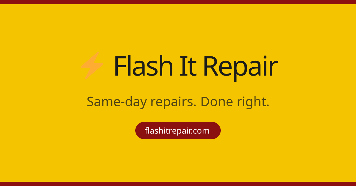 Flash It Repair — Same-Day Phone Repair Near You | Flash It Repair